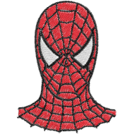 Matriz de Bordado Mascara Homem Aranha 